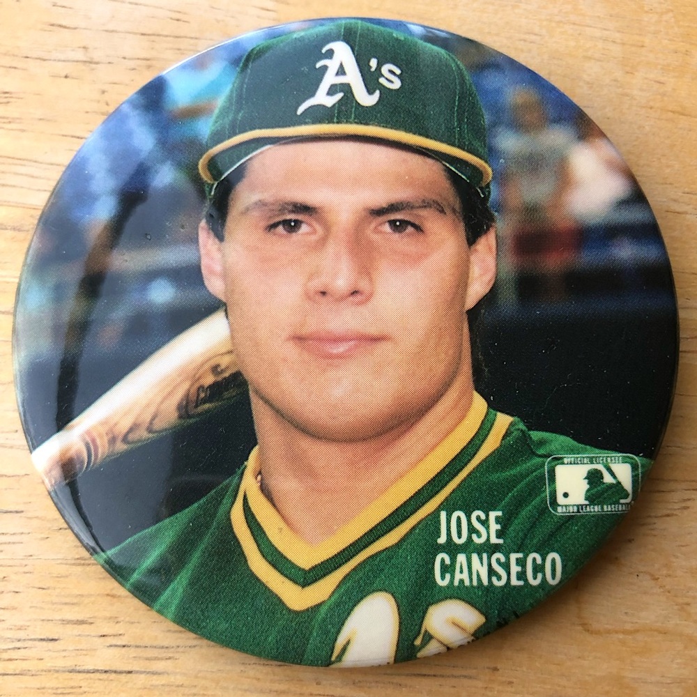 Vintage Pin - Jose Canseco Oakland A’s